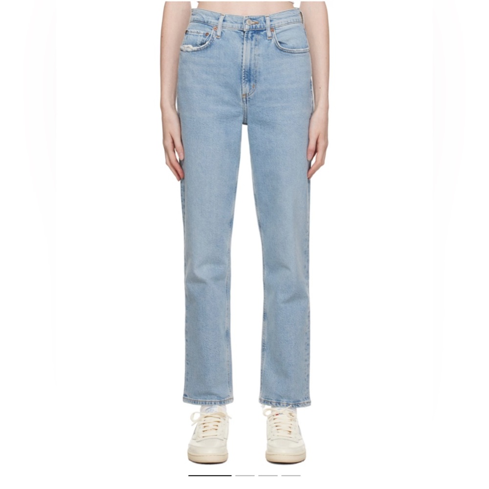 NWT AGOLDE High Rise Stovepipe Jeans in Destination
